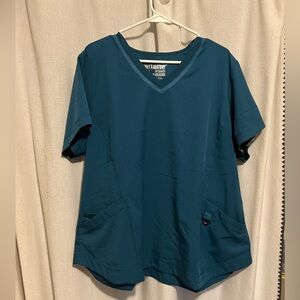 Women’s blue Greys anatomy scrub top